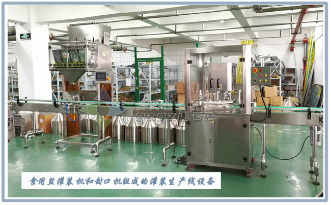 椒鹽灌裝機(jī)車間